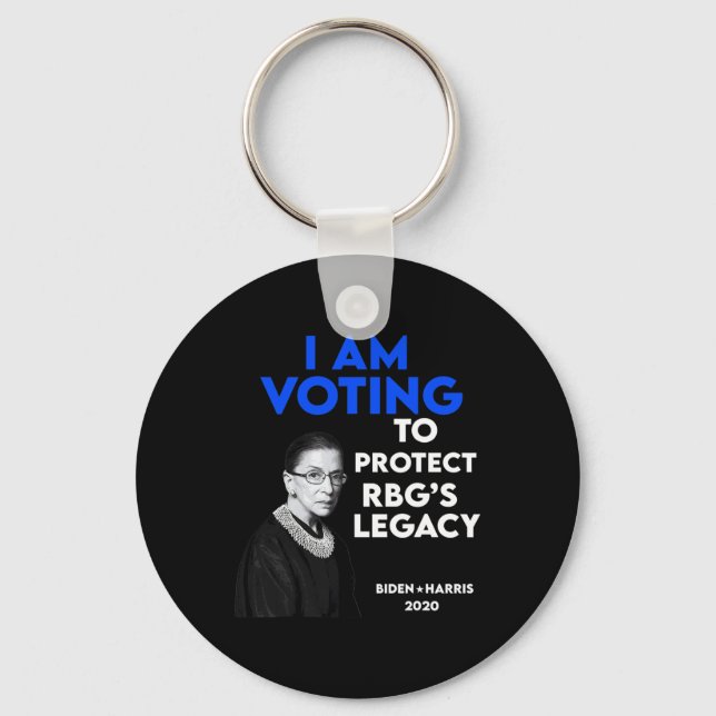 Ruth Bader Ginsburg&#''s Legacy Vote Biden 2020 Nyckelring (Framsida)