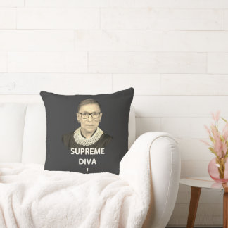 Ruth Bader Ginsburg Supreme Diva Tinting Kudde