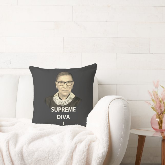 Ruth Bader Ginsburg Supreme Diva Tinting Kudde (Soffa)
