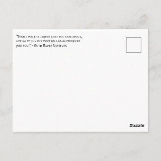 Ruth Bader Ginsburg Vykort