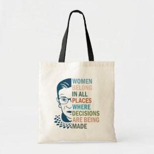 Ruth Bader Ginsburg, Women Belong i alla Ställe Tygkasse