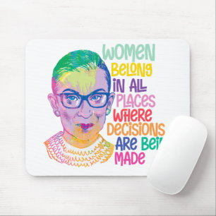 Ruth Bader Ginsburg Women Belong i hela Ställe Musmatta