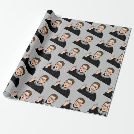 RUTH BADER GINSBURG Wrapping Papper Presentpapper