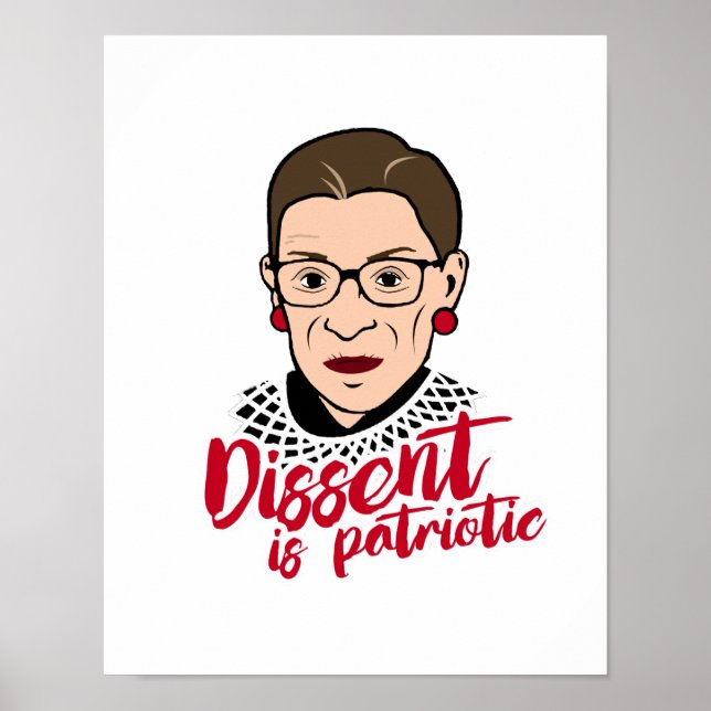 Ruth - Dissent är Patriotic — Poster (Framsidan)