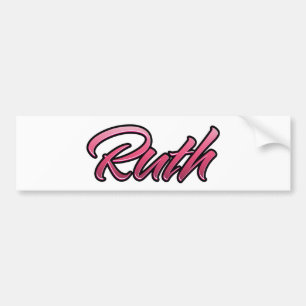 Ruth faded rosa Aufkleber Sticker Bildekal