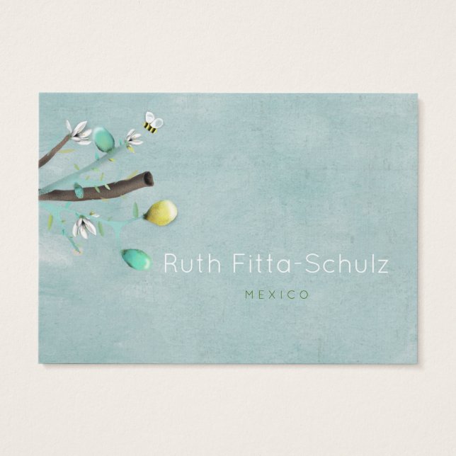 Ruth Fitta-Schulz - Lemon träd och Little Bee 2017 Visitkort (Baksidan)
