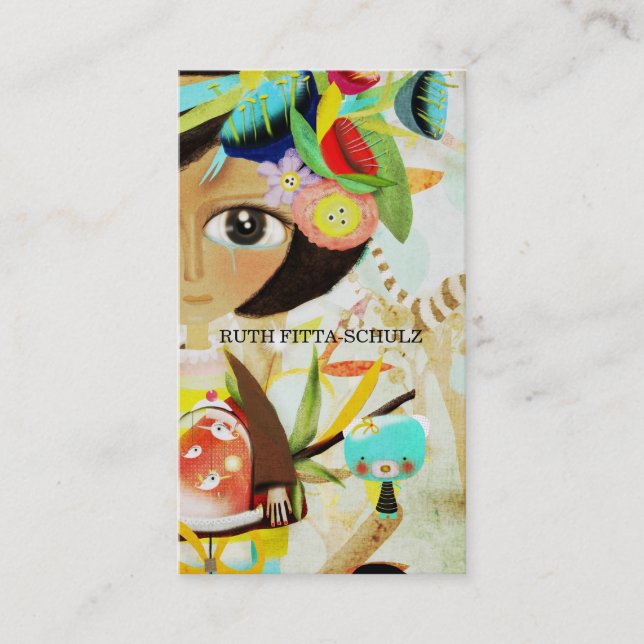 RUTH FITTA SCHULZ VISITKORT (Framsida)