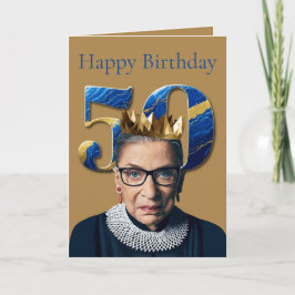 Ruth Ginsburg Grattis på 50-årsdagen Kort