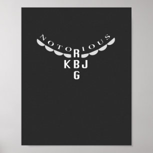 Ruth Ginsburg och Ketanji Jackson Poster