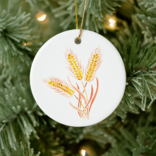 Ruth/Grain Stalks - Jesse Träd Keepsaké Ornament