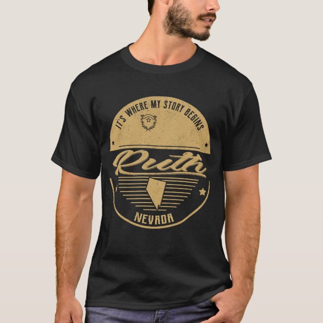 Ruth Nevada Det är där min berättelse börjar T Shirt (Framsida)