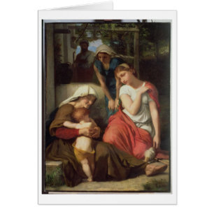 Ruth och Naomi, 1859 (olja på kanfas) Hälsningskort