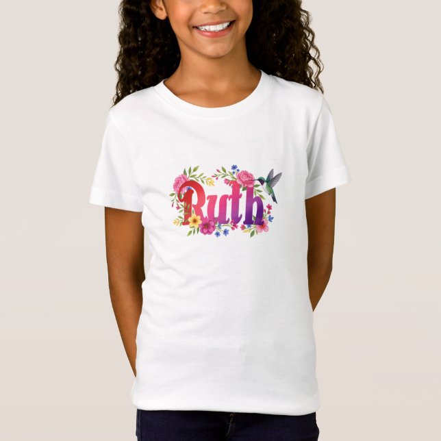 Ruth - Personalised Shirt  - For Kids T (Framsida)