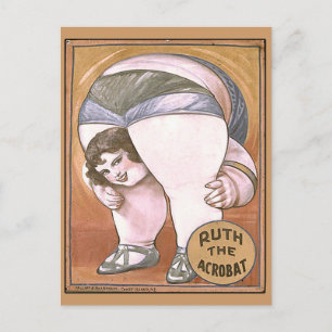 Ruth Poster Acrobat Circus Vykort