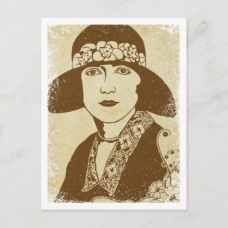"Ruth" ~ Roaring 20's Postcard Vykort
