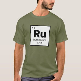 Ruthenium/Periodic Bord - Ru Inslag T-Shirt