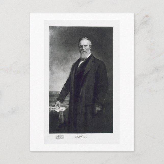 Rutherford B. Hayes, 19:e president i USA Vykort (Framsida)