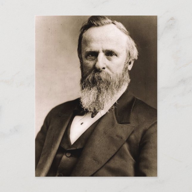 Rutherford B. Hayes 19 Vykort (Framsida)