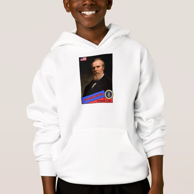 Rutherford B. Hayes Basebollkort T-shirt (Framsida)