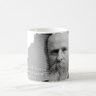 Rutherford B Hayes, hjälte av den Paraguay muggen Kaffemugg