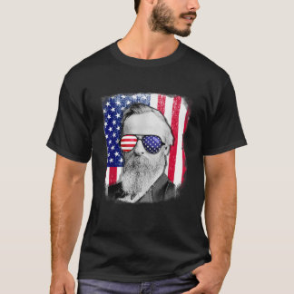 Rutherford B Hayes US flagga shirt 4:e juli T Shirt
