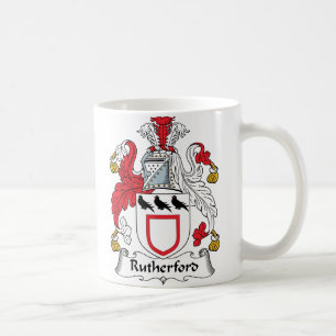Rutherfordfamiljvapensköld Kaffemugg