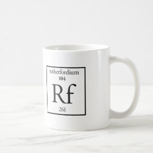 Rutherfordium Kaffemugg