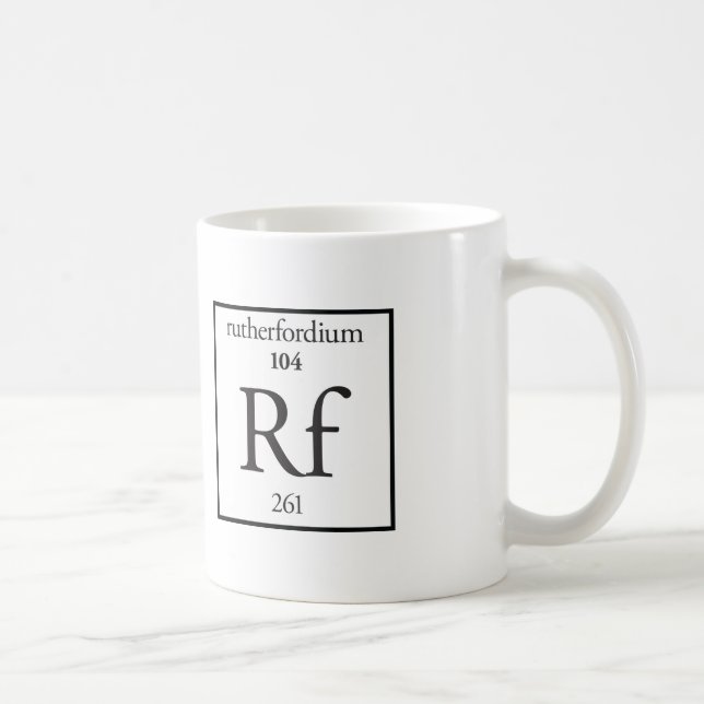 Rutherfordium Kaffemugg (Höger)