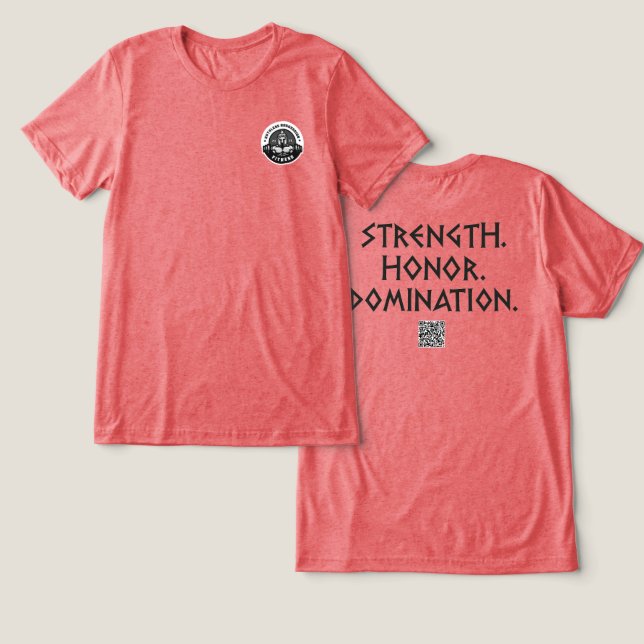 Ruthless Aggression Fitness Gym Tee # 1 (Design fram och bak)