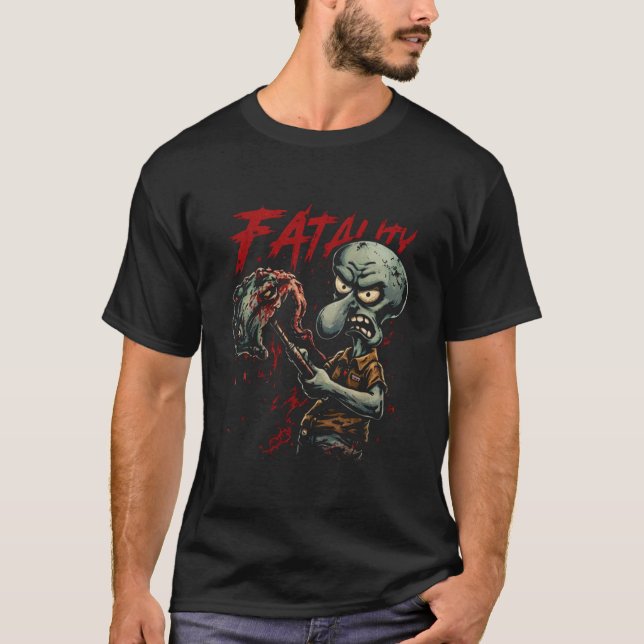 Ruthless Tentacle Executioner T Shirt (Framsida)