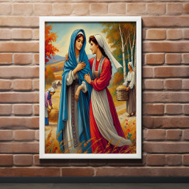Ruth's Devotion on a Faithful Journey Poster