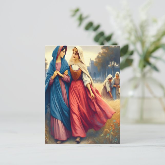 Ruth's Hand in Hand Toward New Beginnings Vykort (Stående Fram)