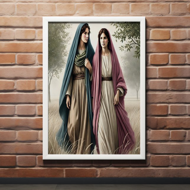 Ruth's Walking Together with Courage and Kärlek Poster (Skapare uppladdad)