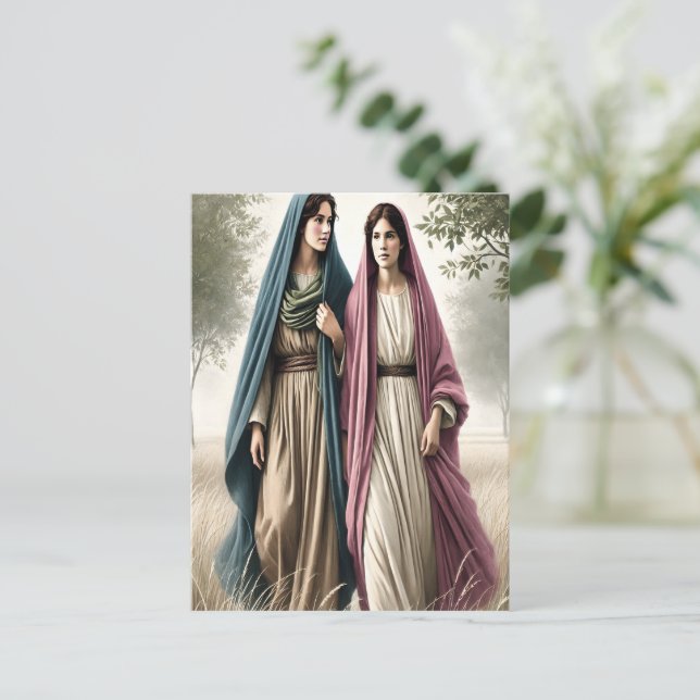 Ruth's Walking Together with Courage and Kärlek Vykort (Stående Fram)