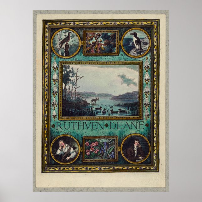 Ruthven Deane, Frank S. Hatch Bookplate Birds Poster (Framsidan)