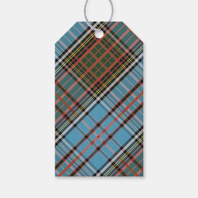 Rutig Anderson Classic Tartan-ruta Presentetikett (Framsidan)