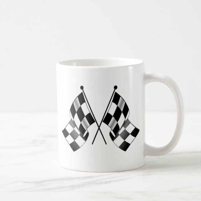 rutig flagga kaffemugg (Höger)