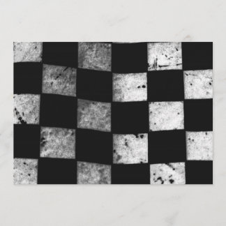 Rutig inbjudan för flaggaanpassadebröllop