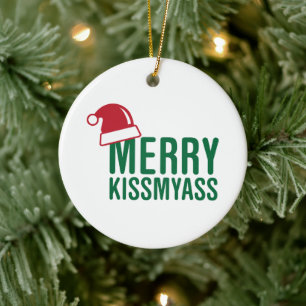 Rutig jul julgransprydnad keramik