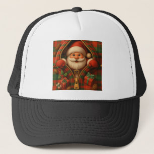 Rutig jul tomte juldesign keps