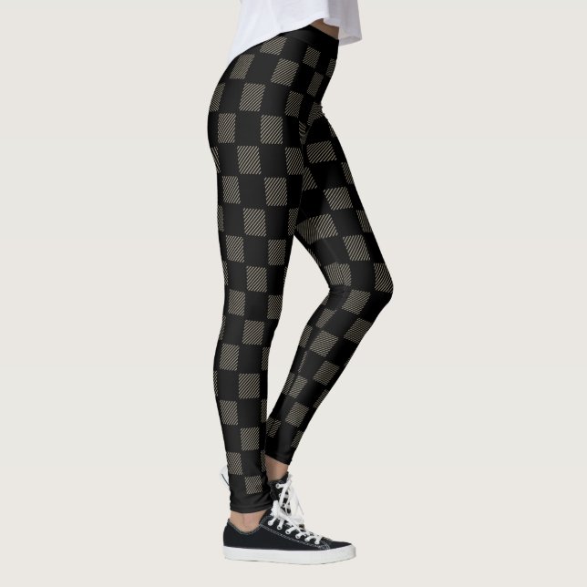 Rutig  leggings (Höger)