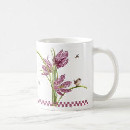 Rutig liljamugg kaffemugg