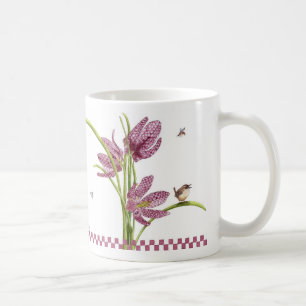 Rutig liljamugg kaffemugg