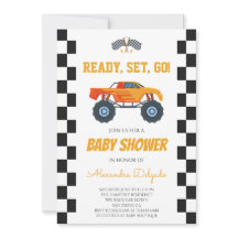 Rutig Monster Truck Baby Shower