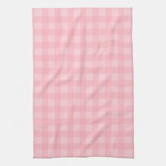 Rutig mönsterbakgrund för Retro rosa Gingham Kökshandduk