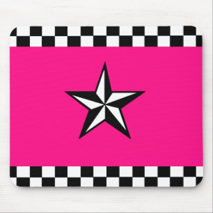 Rutig nautisk stjärna Mousepad Musmatta