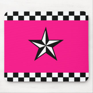 Rutig nautisk stjärna Mousepad Musmatta