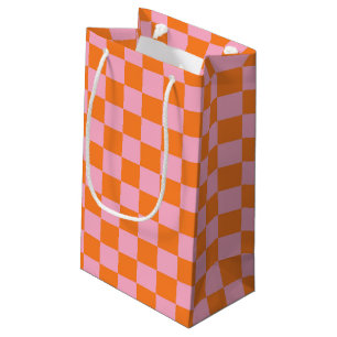 Rutig orange och rosor