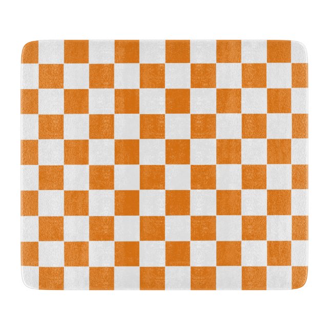 Rutig orange och vit  (Framsidan)