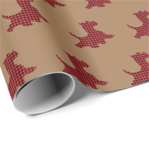 Rutig Scottie Hund Presentpapper Scotty